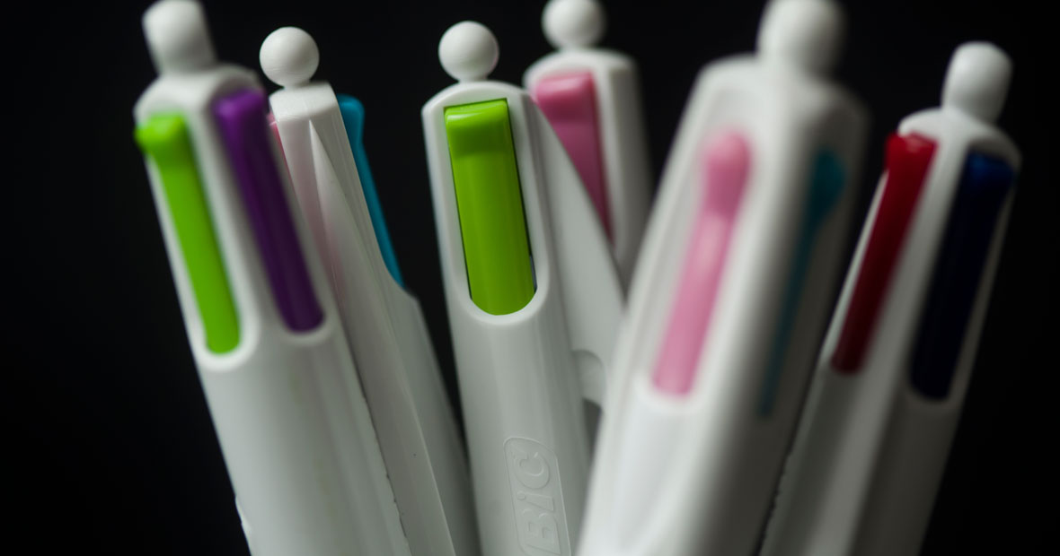 stylos Bic 4 couleurs