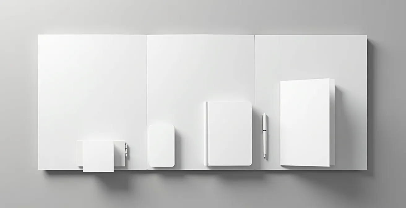 Comparaison visuelle de l'adaptation d'un message sur différents supports publicitaires