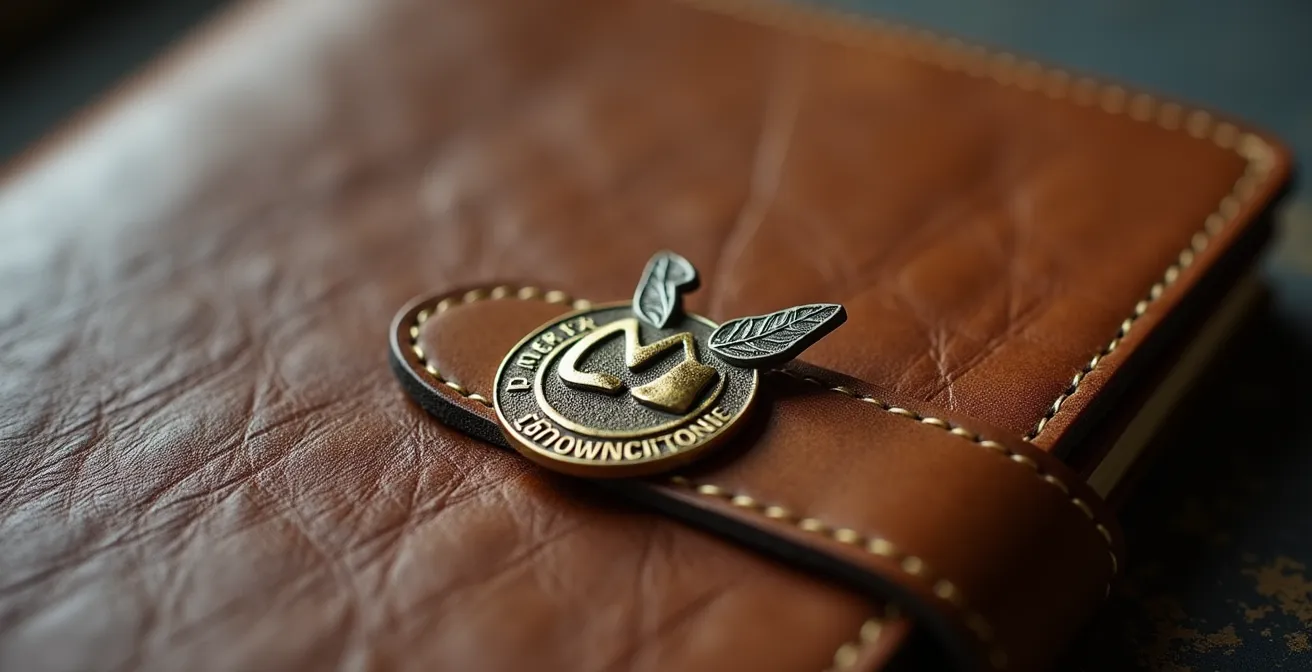 Collection de carnets et tasses personnalisés disposés en progression temporelle