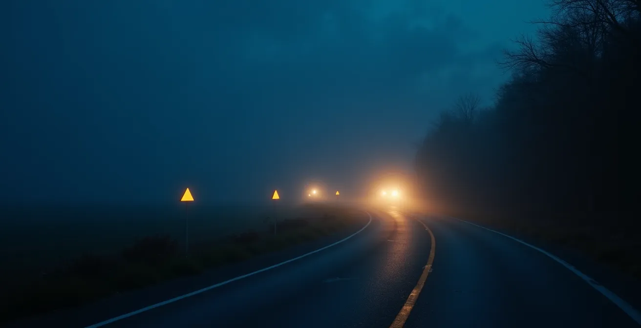 Comparaison de la visibilité nocturne des différentes classes de films rétroréfléchissants