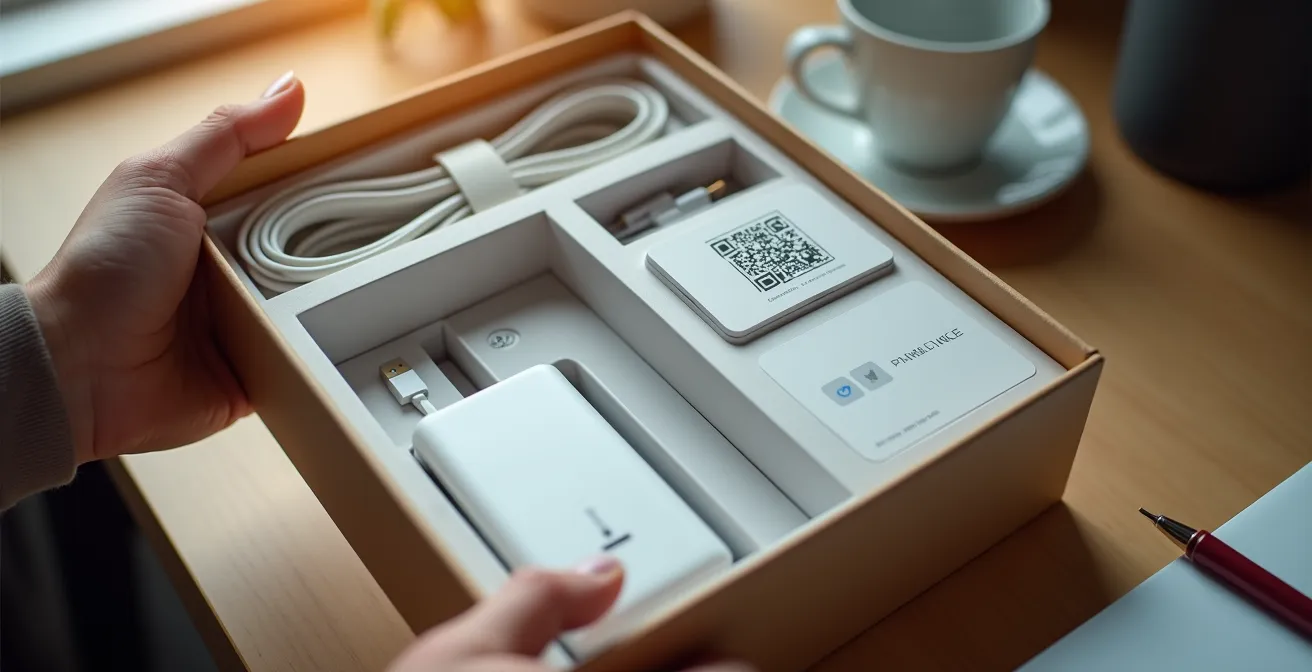 Organisation ergonomique d'un kit presse avec tous les éléments nécessaires disposés de manière intuitive